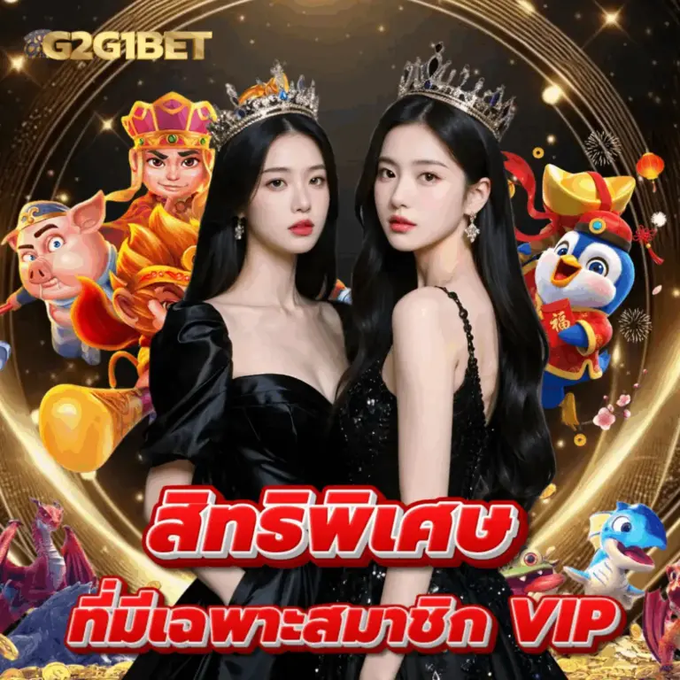 g2g1bet สิทธิพิเศษ ที่มีเฉพาะสมาชิก VIR